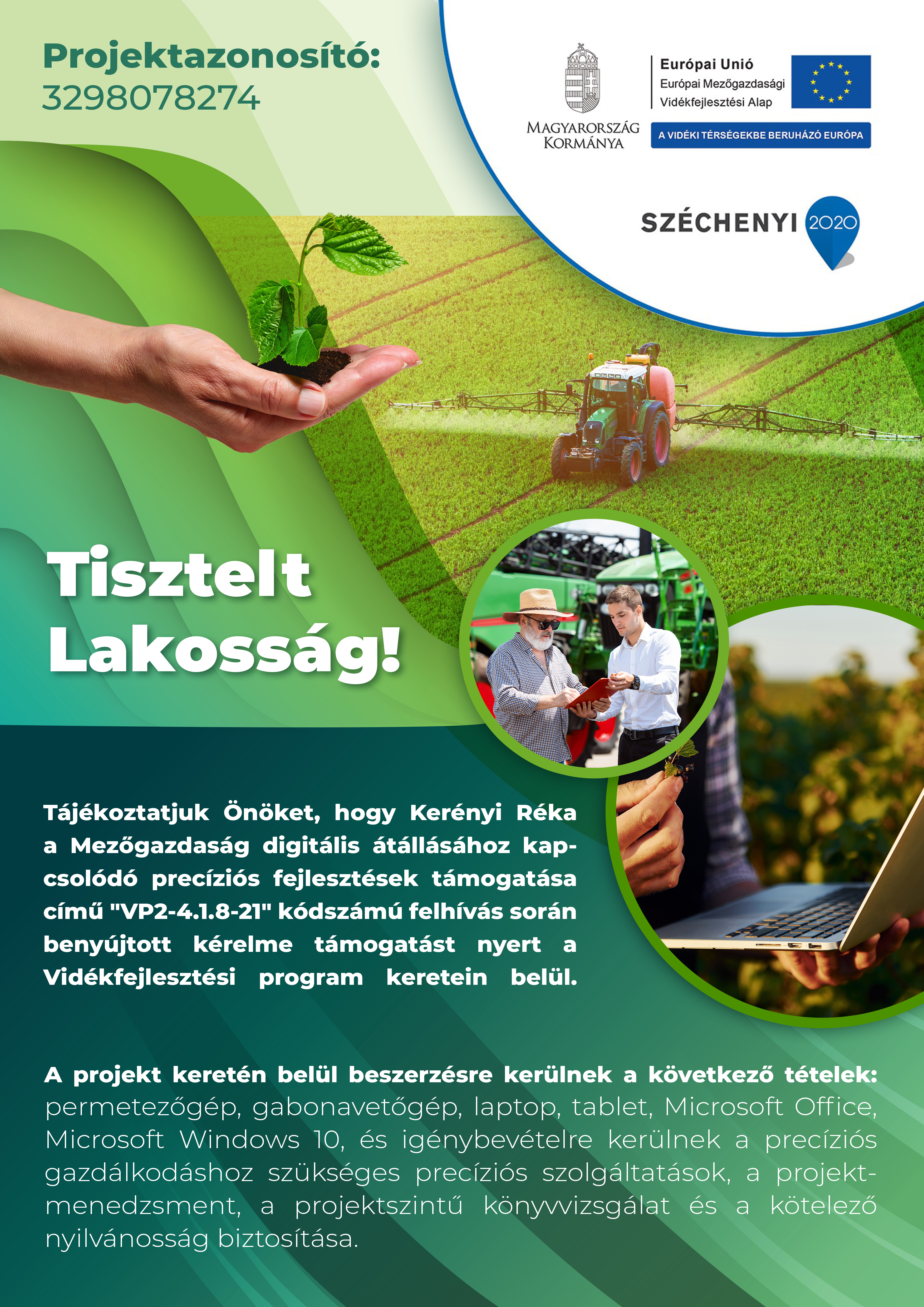 Tisztelt lakosság!